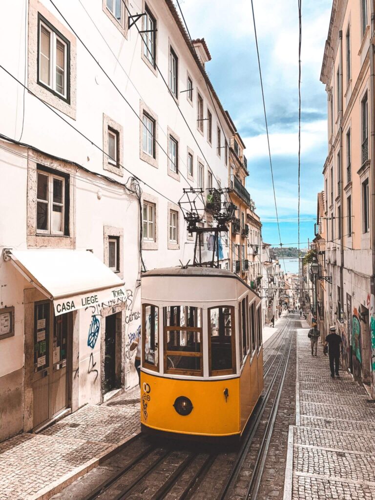 Elevador da Bica in Lisbon.