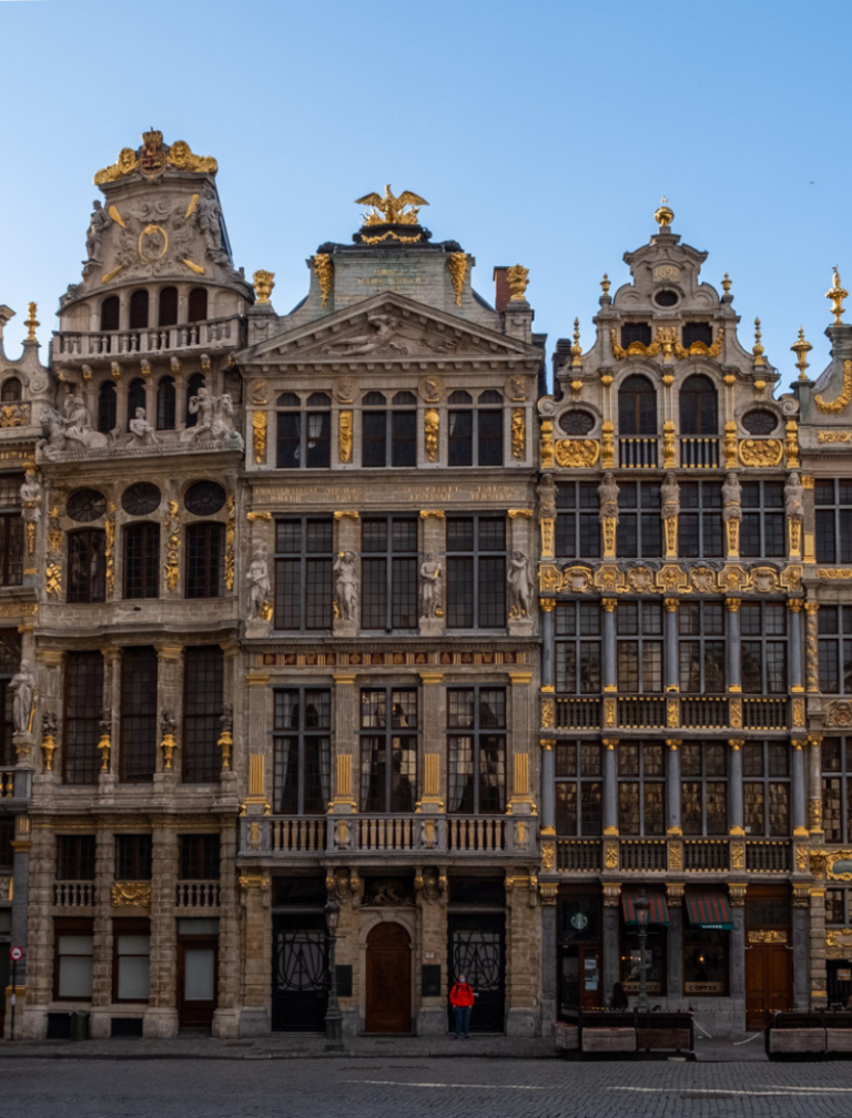 beautiful buildings of Grand Place, Brussels