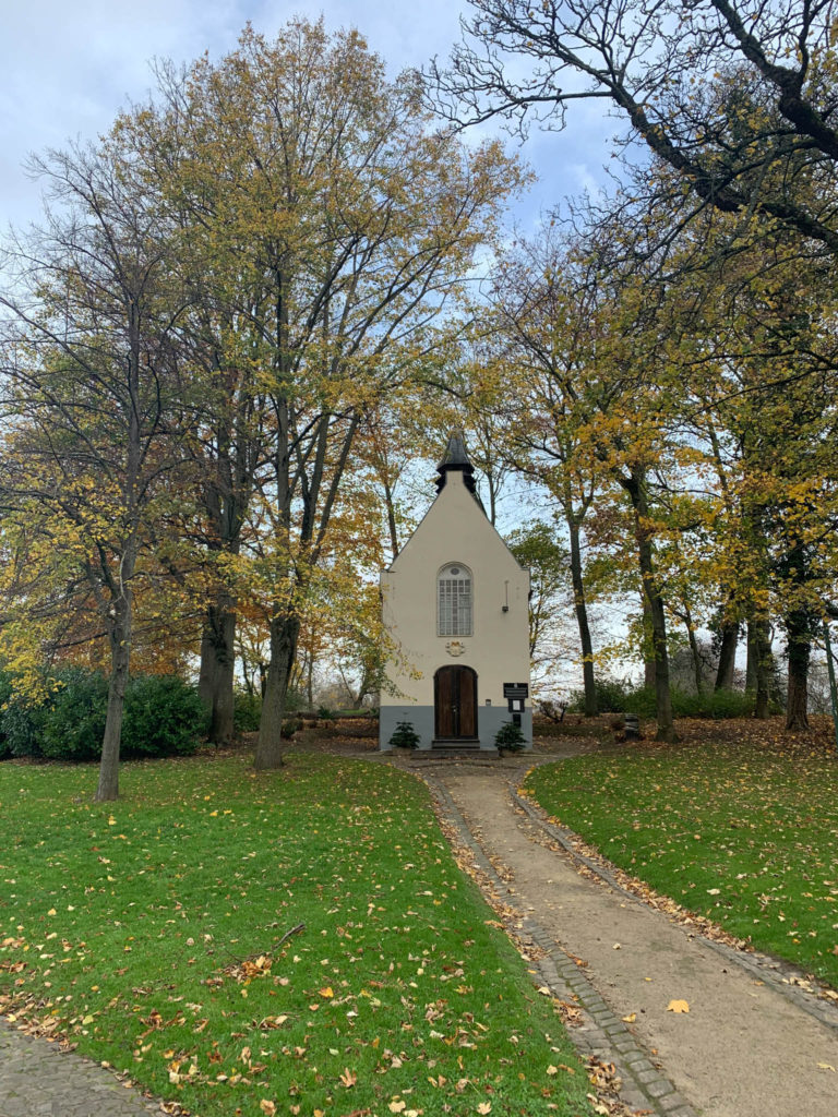 a small church in Laeken Park, near the Atomium in Brussels