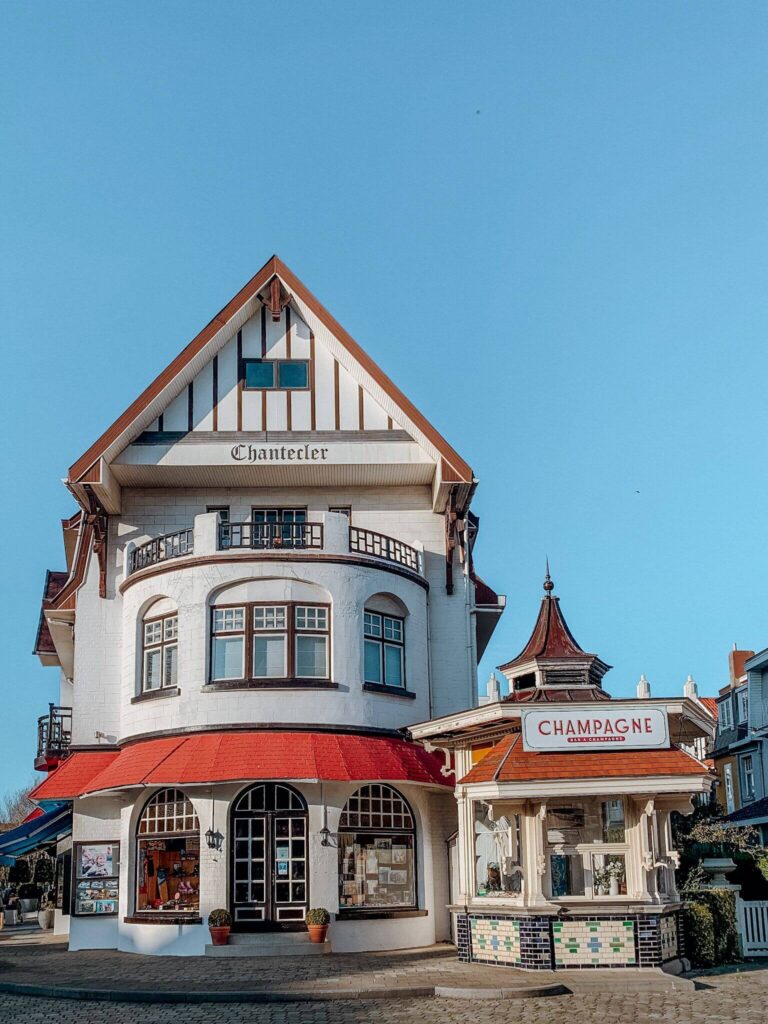 A shopfront in De Haan, Belgium