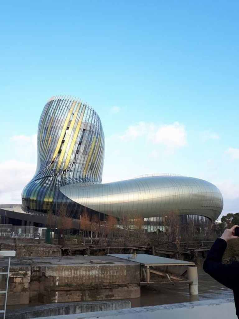 La cité du vin wine museum in Bordeaux