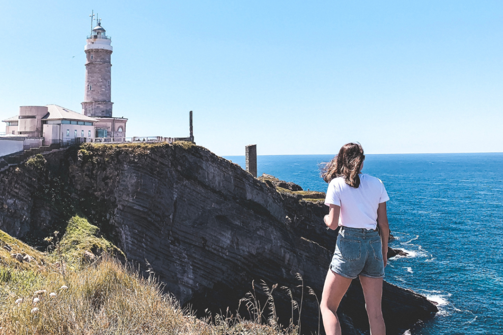 el faro de cabo mayor in santander, spain