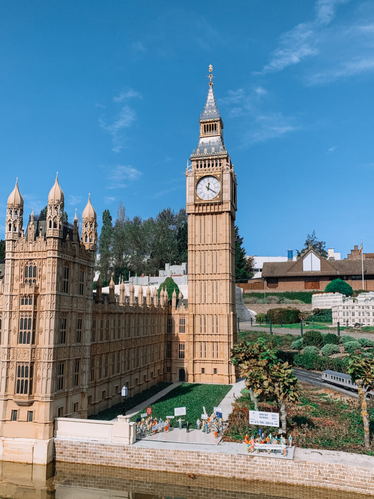 miniature model of Big Ben in Mini Europe, Brussels