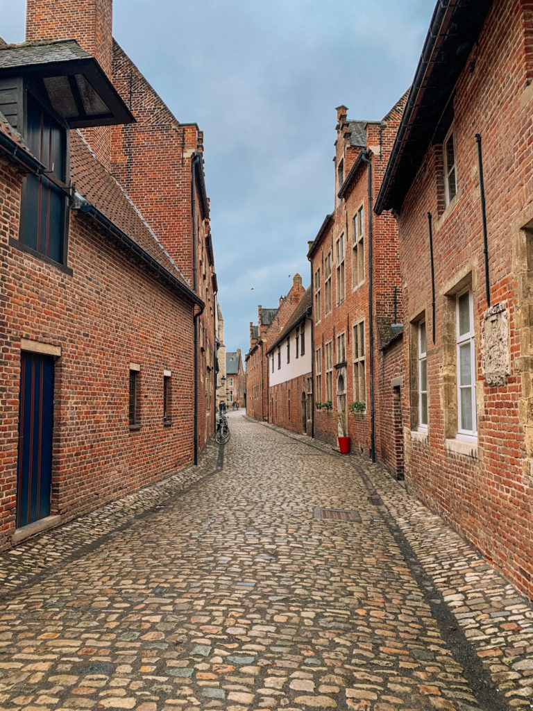 Streets of Groot Begijnhof in Leuven, Belgium