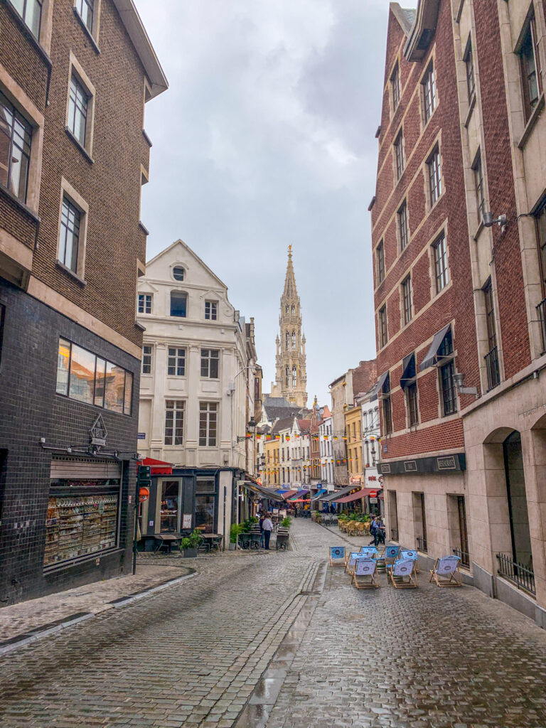 Rue de l'Homme Chrรฉtien in Brussels, Belgium
