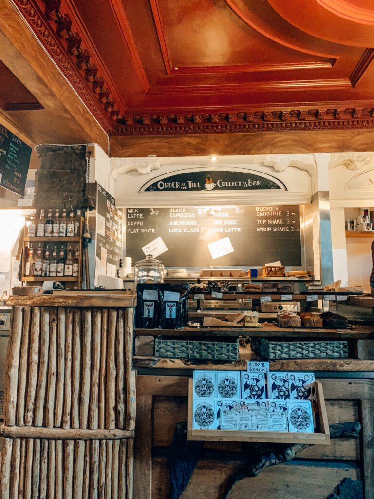 the interior of Black Medicine Coffee, one of the best coffee shops in Edinburgh
