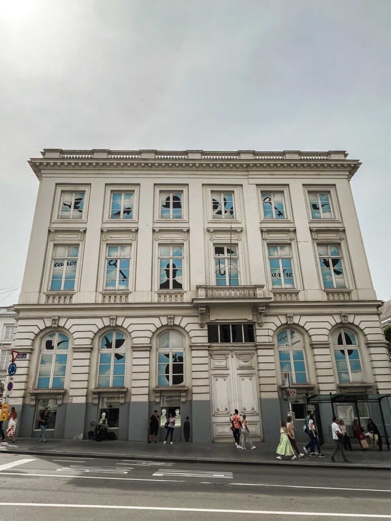 The exterior of the Magritte Museum in Brussels