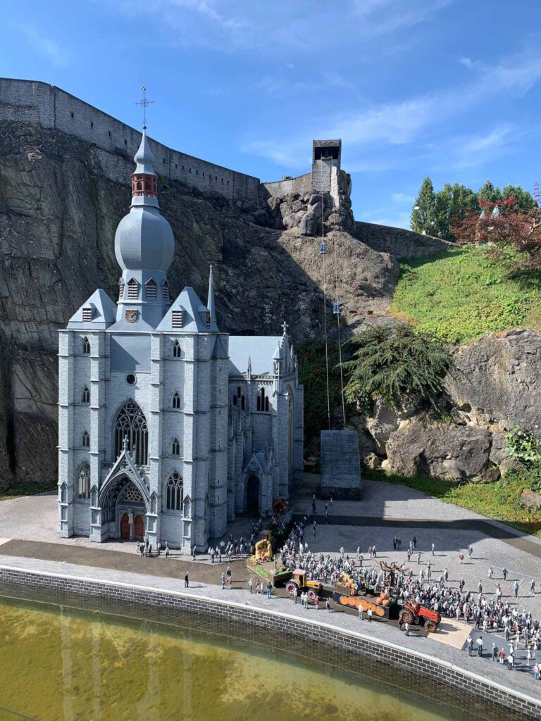 Model of a cathedral at Mini Europe in Brussels