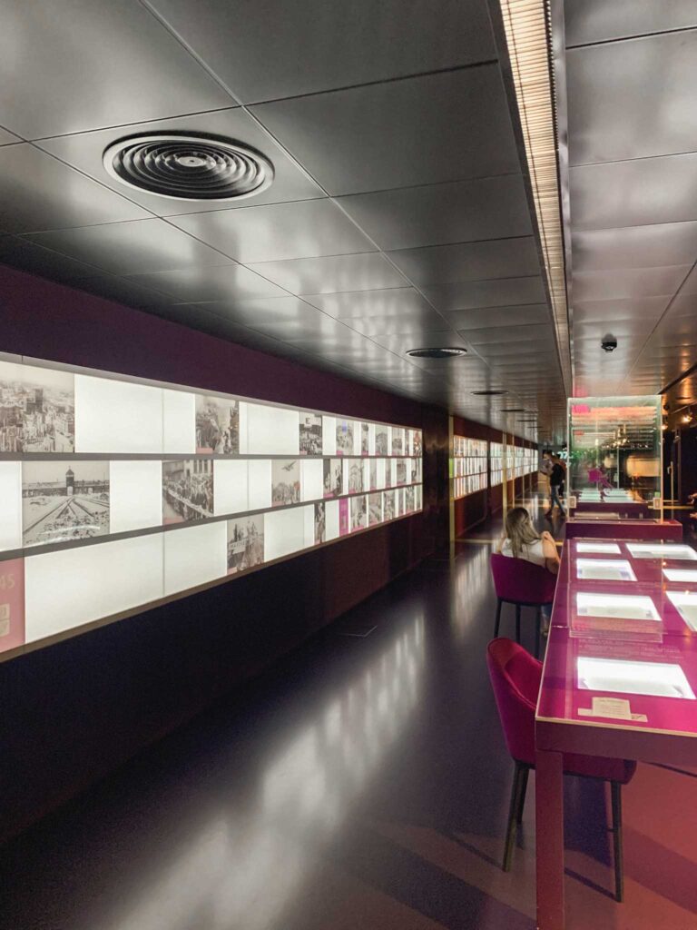 Inside the Parliamentarium, a free museum in Brussels