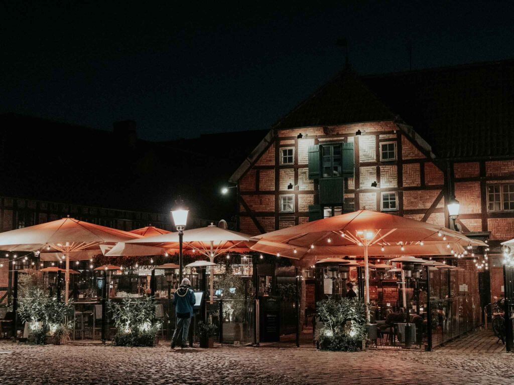 Lilla Torg in Malmö by night