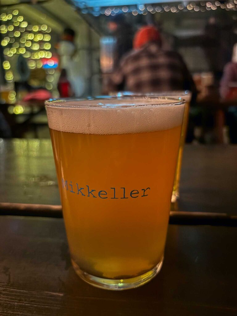 Beer from Warpigs, a micro-brewery in the Meatpacking district in Copenhagen