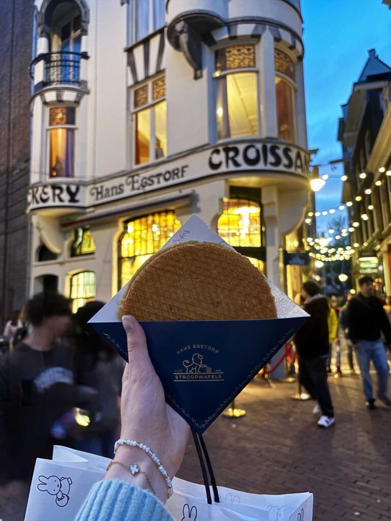 A stroopwafel from Hans Egstorf, Amsterdam
