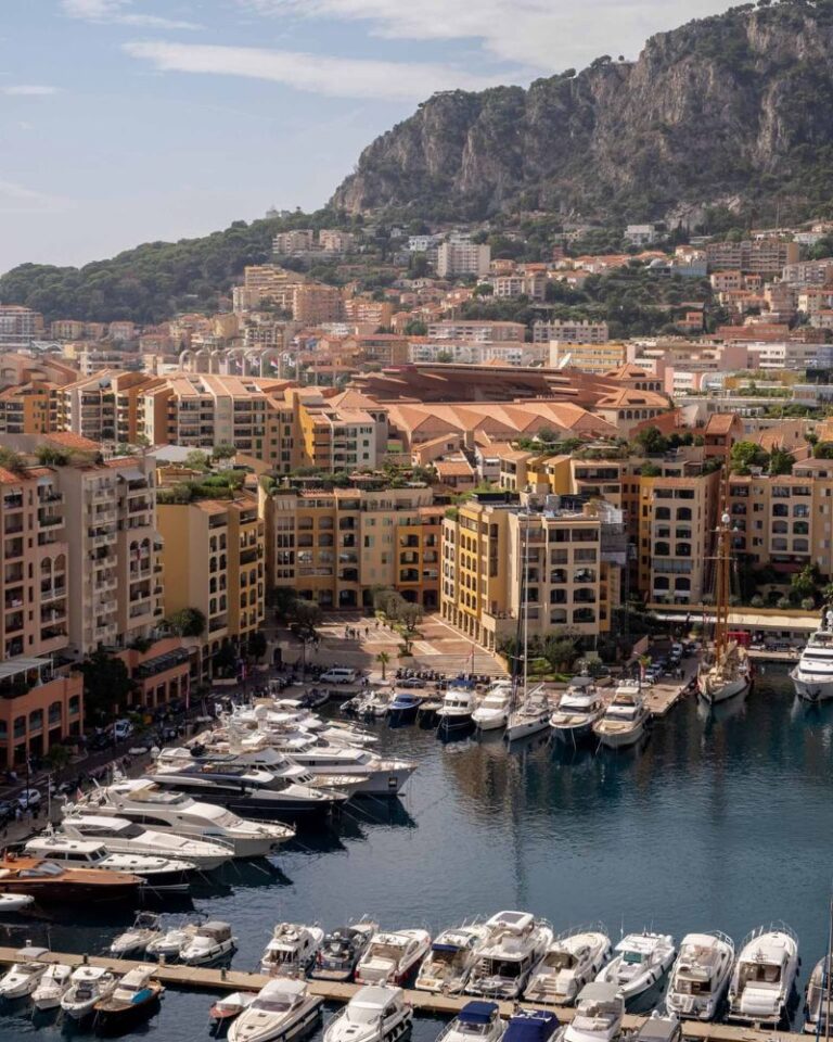 Featured image for how to take a day trip to Monaco from Nice - a view over Port Fontvieille