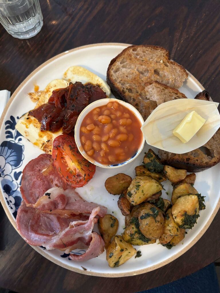 Fry up from Greenwoods, a brunch restaurant in Edinburgh