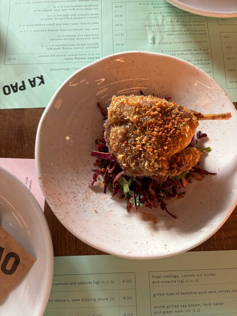 A duck dish from Ka Pao, an Asian restaurant in Edinburgh's city centre