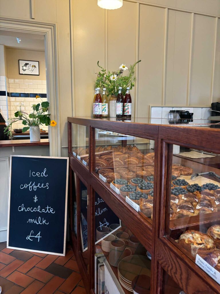 Interior of Lannan Bakery in Edinburgh
