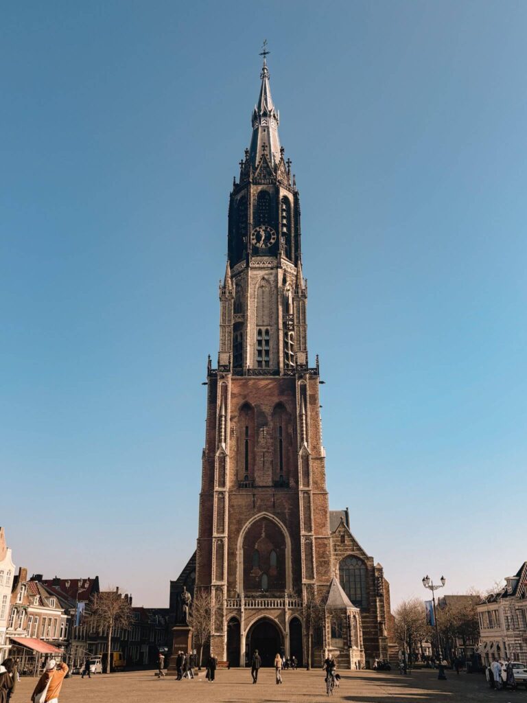Nieuwe Kerk in Delft Old Town