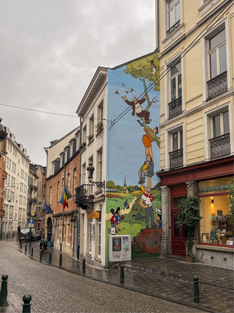 Nero mural on the Brussels Comic Book Route